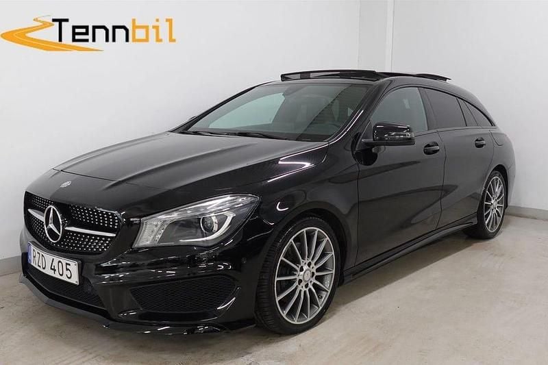 Svart Begagnad 2015 Mercedes CLA220 AMG Sedan | 149 900 kr (Bra pris) - Bild 1/4