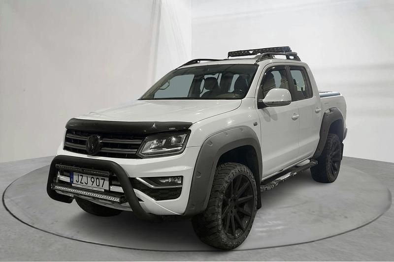 Vit Begagnad 2017 VW Amarok Highline Pickup | 249 000 kr - Bild 1/4