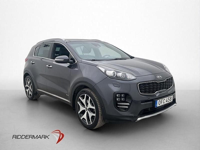 Begagnad Kia Sportage GT-Line 185 HK (136 kW) 2016 Grå SUV