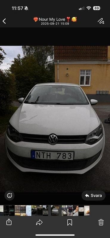 Vit Begagnad 2011 VW Polo Halvkombi | 39 000 kr (Superpris) - Bild 1/4