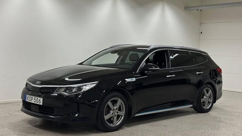 Svart Begagnad 2018 Kia Optima Advance Kombi | 209 000 kr (Marknadspris) - Bild 1/4