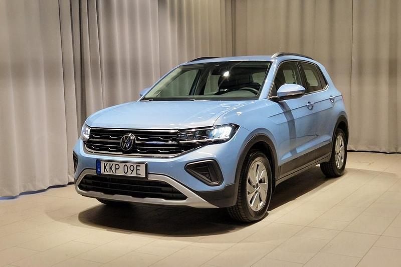 Blå Begagnad 2024 VW T-Cross SUV | 249 900 kr (Marknadspris) - Bild 1/4