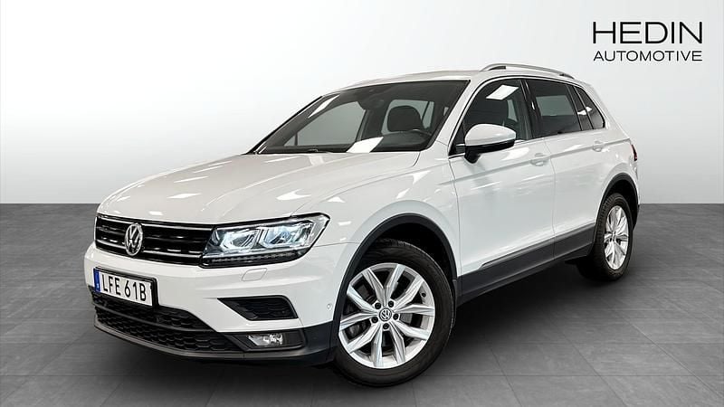 Vit (white) Begagnad 2019 VW Tiguan SUV | 199 000 kr (Marknadspris) - Bild 1/4