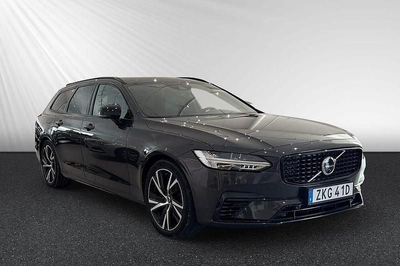 Begagnad Volvo V90 R-Design 344 HK (253 kW) 2021 Grå Kombi