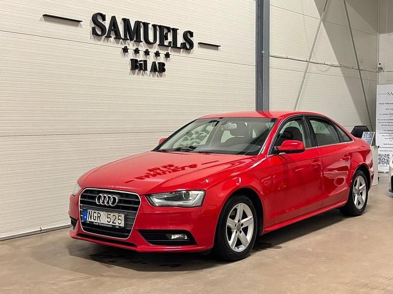 Röd Begagnad 2013 Audi A4 Sedan | 114 900 kr (Marknadspris) - Bild 1/4