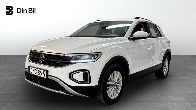 Vit Begagnad 2022 VW T-Roc Life SUV | 259 900 kr (Marknadspris) - Bild 1/4