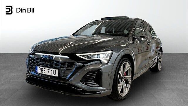 Grå (daytonagrå pärleffekt) Begagnad 2023 Audi Q8 e-tron S-Line SUV | 699 000 kr (Marknadspris) - Bild 1/4