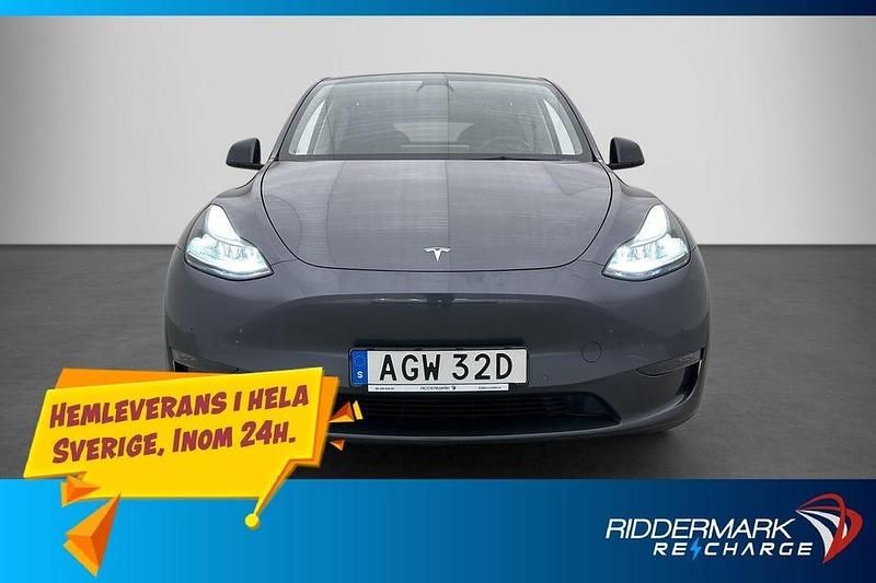 Begagnad Tesla Model Y Long Range AWD 378 kW (514 HK) 2021 Grå SUV