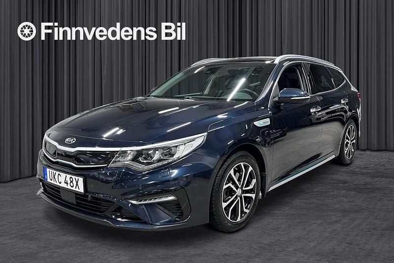 Blå Begagnad 2020 Kia Optima Hybrid Sport Sedan | 174 800 kr (Marknadspris) - Bild 1/4