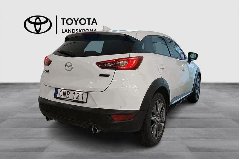 Begagnad Mazda CX-3 Optimum 121 HK (88 kW) 2017 Vit SUV