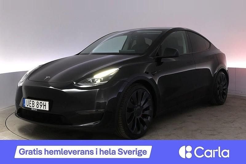 Begagnad Tesla Model Y Performance 392 kW (534 HK) 2022 Svart SUV