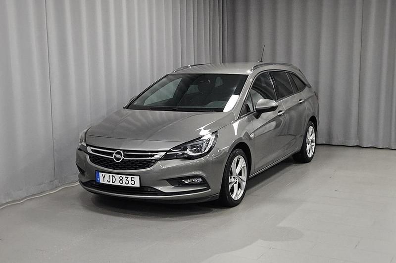 Grå Begagnad 2017 Opel Astra Dynamic Kombi | 119 900 kr (Lite dyr) - Bild 1/4