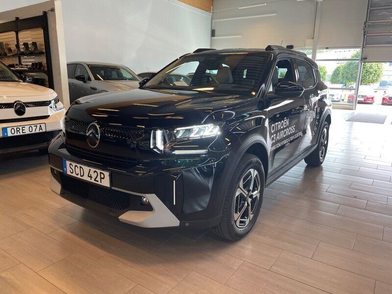 Svart Ny 2025 Citroën C3 Aircross SUV | 298 000 kr (Lite dyr) - Bild 1/4