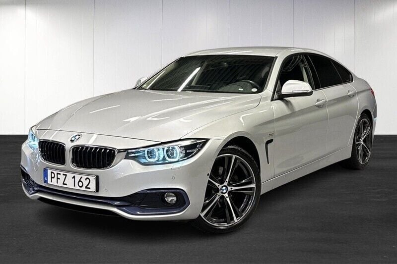 Silver Begagnad 2018 BMW 420 Gran Coupé Sport Line Sportkupé | 235 000 kr (Marknadspris) - Bild 1/4