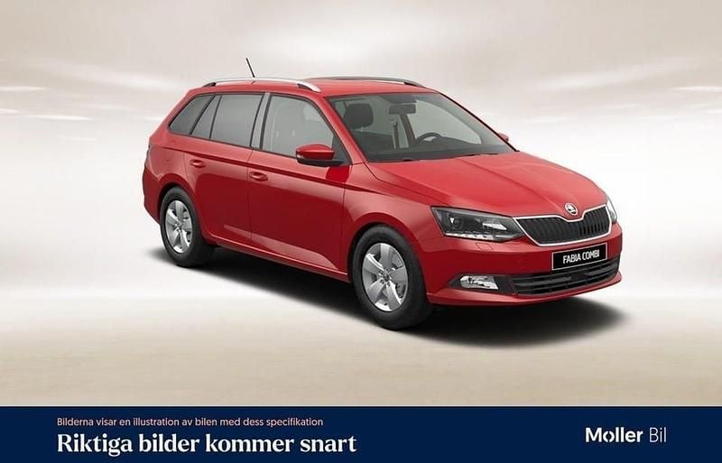 Begagnad Skoda Fabia 95 HK (69 kW) 2018 Röd Kombi