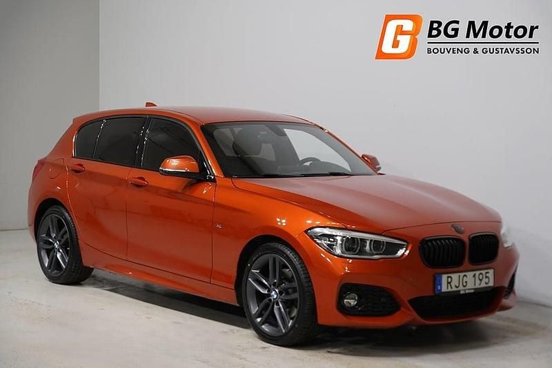 Begagnad BMW 118 M Sport 150 HK (110 kW) 2016 Orange (valencia orange metallic) Halvkombi