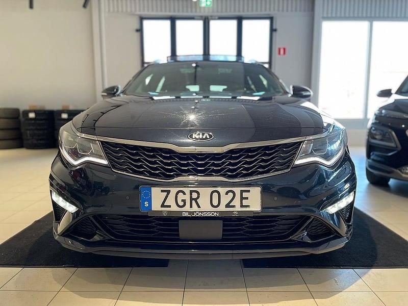 Begagnad Kia Optima GT-Line 180 HK (132 kW) 2019 Blå Kombi