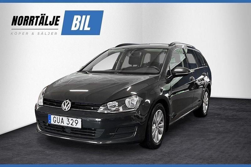 Mörkgrå Begagnad 2015 VW Golf VII Kombi | 89 900 kr (Marknadspris) - Bild 1/3