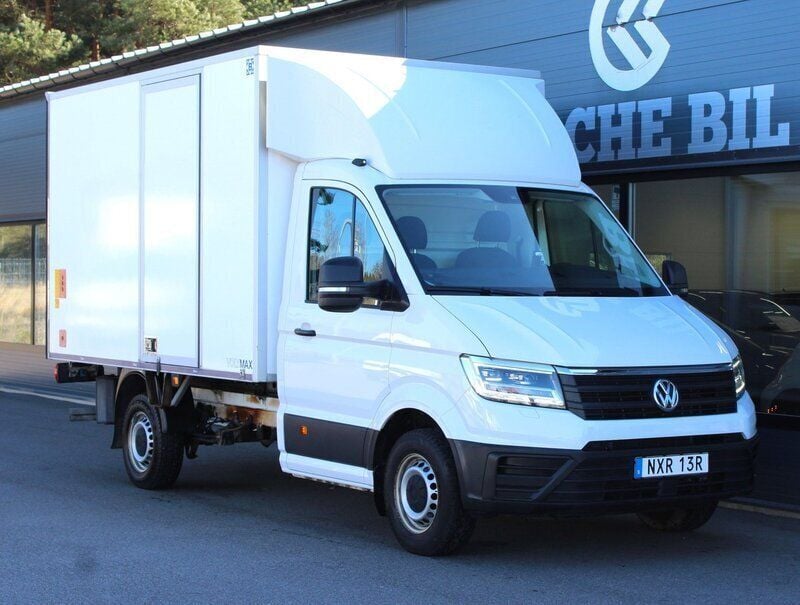 Vit Begagnad 2019 VW Crafter Van | 349 900 kr (Marknadspris) - Bild 1/4