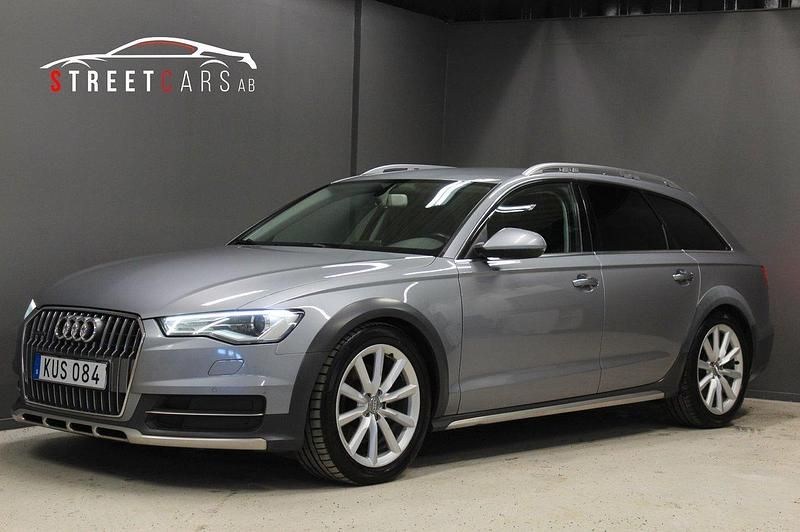 Grå Begagnad 2015 Audi A6 Allroad Kombi | 174 900 kr (Marknadspris) - Bild 1/4