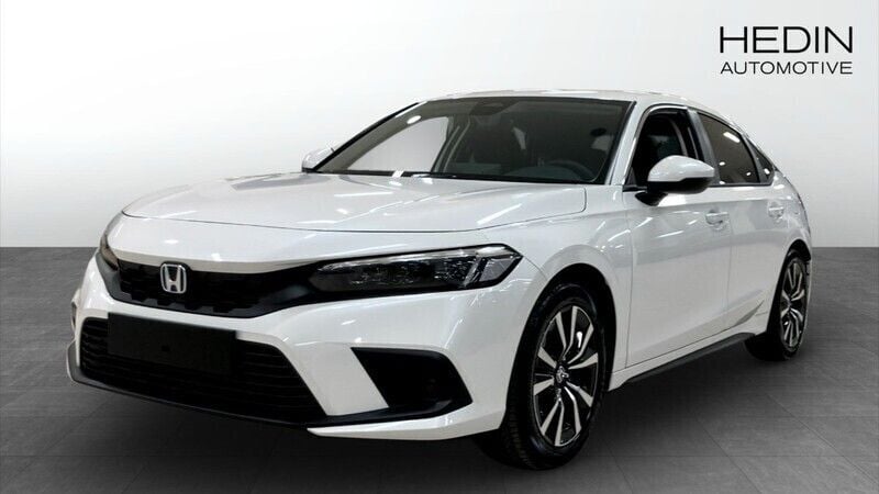 Vit (white) Ny 2024 Honda Civic Elegance Halvkombi | 391 800 kr (Dyr) - Bild 1/2