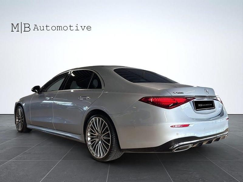 Begagnad Mercedes S500 AMG Line Premium Plus 435 HK (319 kW) 2021 Silver Sedan