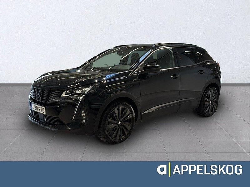 Svart Begagnad 2023 Peugeot 3008 GT SUV | 279 900 kr (Marknadspris) - Bild 1/4