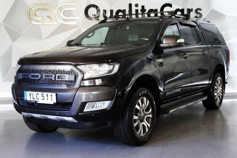 Svart Begagnad 2017 Ford Ranger Wildtrack Pickup | 244 900 kr (Lite dyr) - Bild 1/4