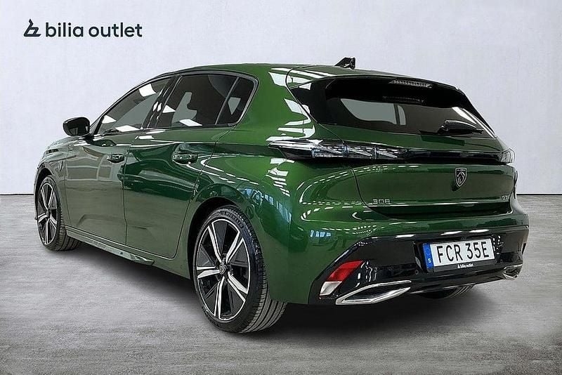 Begagnad Peugeot 308 GT 131 HK (96 kW) 2023 Grön Halvkombi
