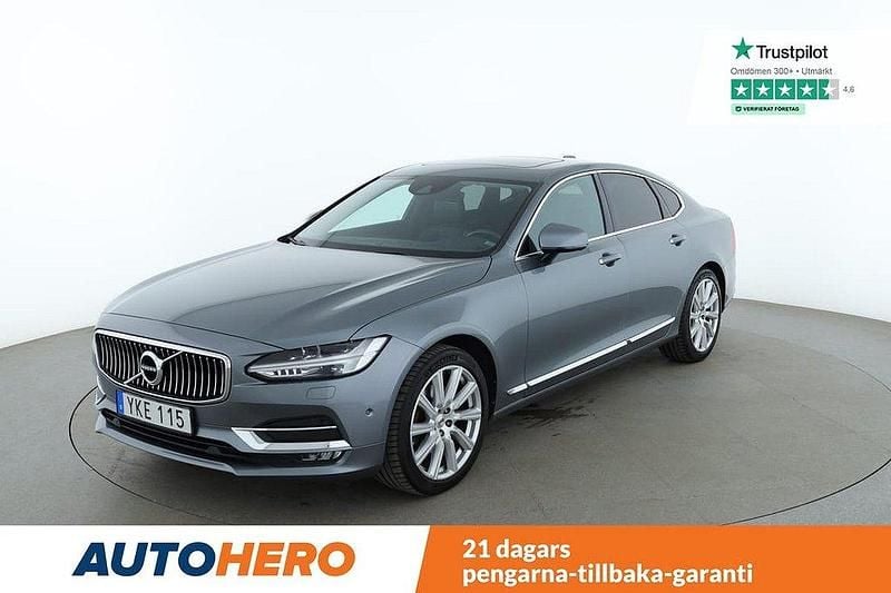 Grå Begagnad 2017 Volvo S90 Inscription Sedan | 246 000 kr (Marknadspris) - Bild 1/4