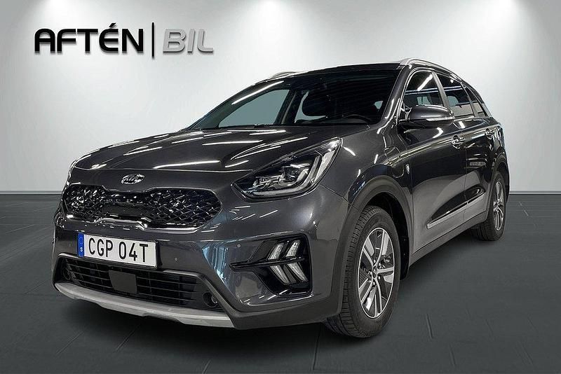 Grå (platinum graphite metallic) Begagnad 2020 Kia Niro 2 SUV | 219 800 kr (Marknadspris) - Bild 1/3