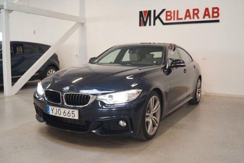 Svart Begagnad 2017 BMW 420 Gran Coupé M Sport Sportkupé | 199 900 kr (Marknadspris) - Bild 1/4