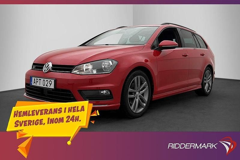 Begagnad VW Golf VII GT 140 HK (102 kW) 2014 Röd Kombi