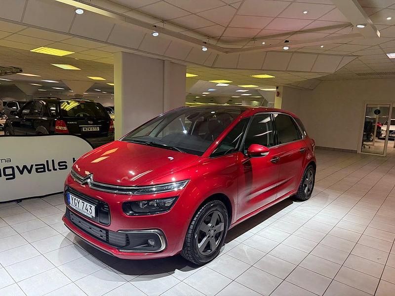 Begagnad Citroën C4 Picasso 120 HK (88 kW) 2016 Röd Minibuss
