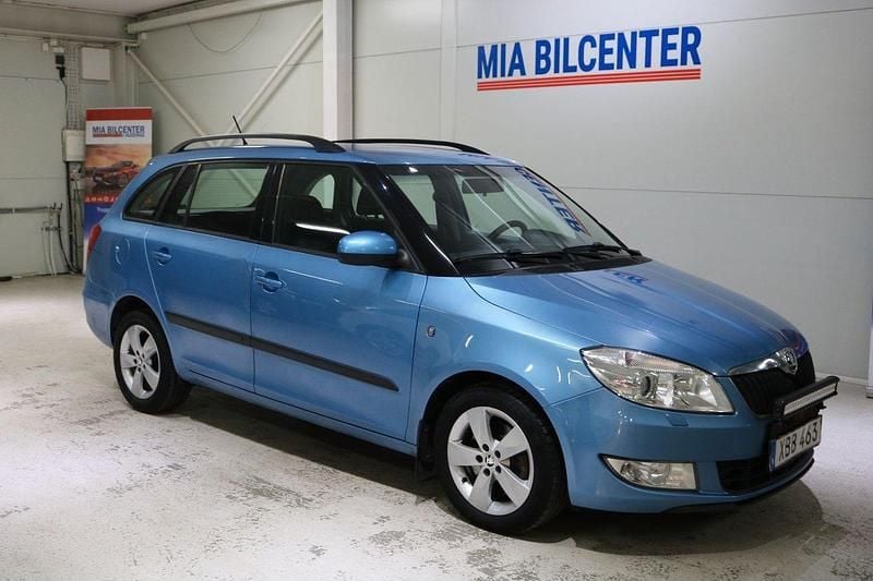 Ljusblå Begagnad 2013 Skoda Fabia Elegance Kombi | 79 000 kr (Bra pris) - Bild 1/4