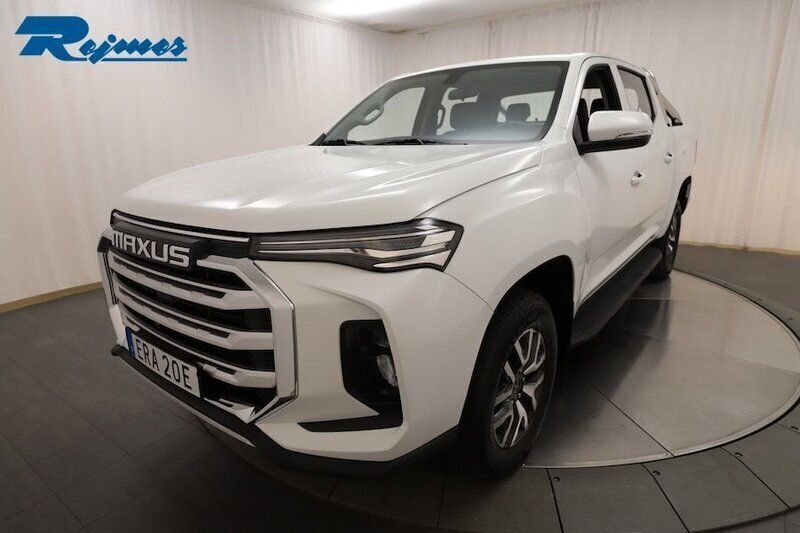 Vit Begagnad 2022 Maxus e-T90 Pickup | 599 900 kr - Bild 1/4