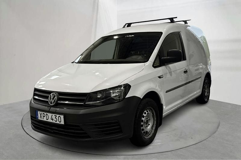 Vit Begagnad 2017 VW Caddy Minibuss | 69 000 kr - Bild 1/4