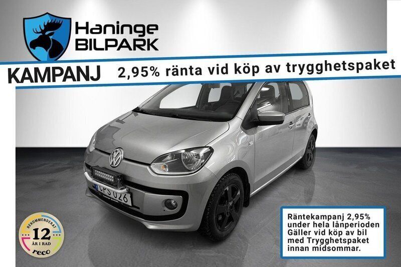 Silver Begagnad 2016 VW up! Halvkombi | 69 900 kr (Marknadspris) - Bild 1/2
