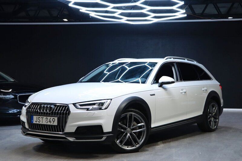 Vit Begagnad 2018 Audi A4 Allroad Proline Kombi | 219 900 kr (Bra pris) - Bild 1/4