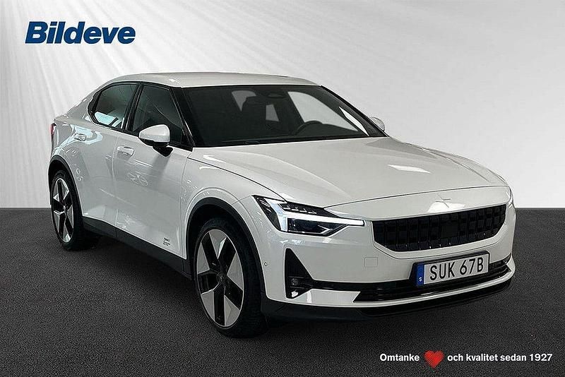 Begagnad Polestar 2 Standard Range Single Motor 309 kW (421 HK) 2022 Vit Halvkombi
