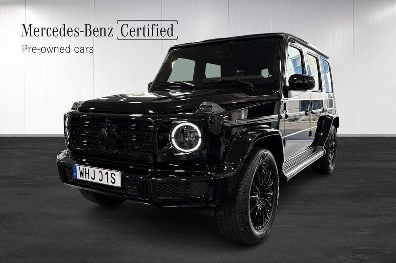 Svart Begagnad 2023 Mercedes G400 AMG line SUV | 1 739 900 kr - Bild 1/4