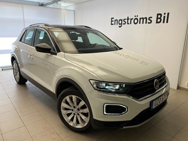 Vit Begagnad 2018 VW T-Roc SUV | 175 000 kr (Marknadspris) - Bild 1/4