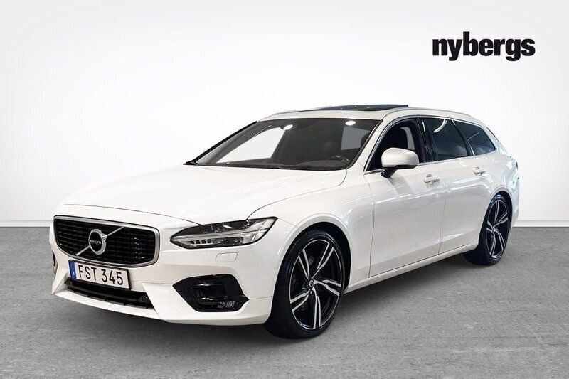 Vit Begagnad 2018 Volvo V90 R-Design Kombi | 369 000 kr (Lite dyr) - Bild 1/4