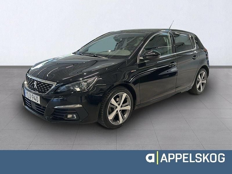 Svart Begagnad 2018 Peugeot 308 GT-line Halvkombi | 139 900 kr (Marknadspris) - Bild 1/4