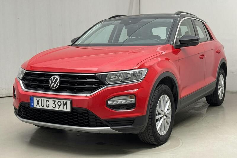 Röd Begagnad 2021 VW T-Roc SUV | 179 800 kr - Bild 1/4