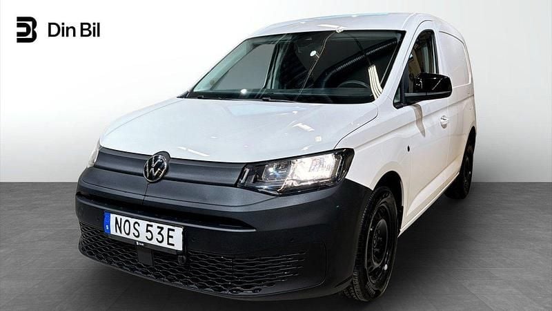 Vit (candy white) Begagnad 2021 VW Caddy Minibuss | 229 900 kr (Superpris) - Bild 1/4