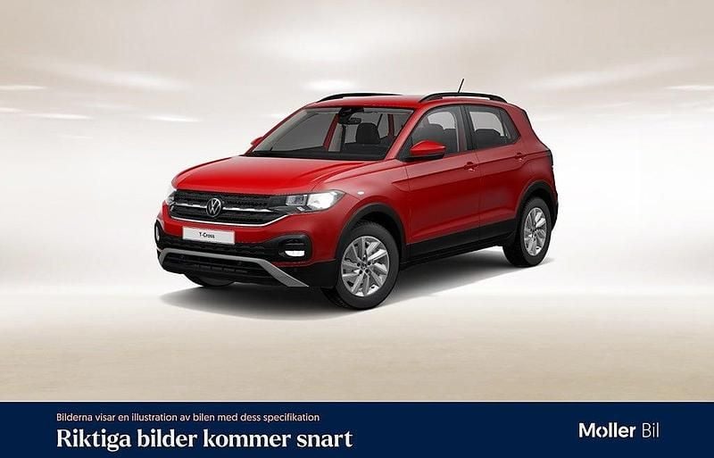 Flash red Begagnad 2021 VW T-Cross SUV | 159 900 kr (Bra pris) - Bild 1/4