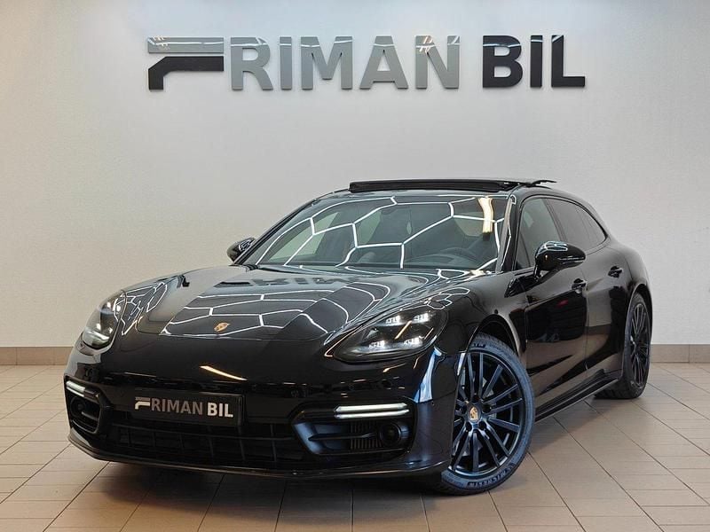 Svart Begagnad 2018 Porsche Panamera GTS Sport Turismo Sedan | 799 900 kr - Bild 1/4