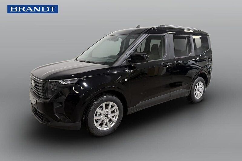 Svart Ny 2024 Ford Tourneo Courier Titanium Minibuss | 325 000 kr (Marknadspris) - Bild 1/4