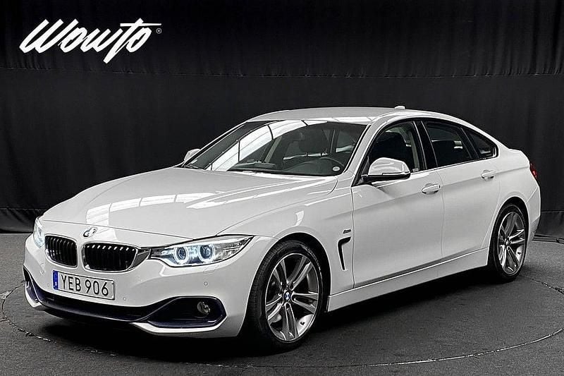Vit Begagnad 2016 BMW 430 Gran Coupé Sport Line Sportkupé | 229 800 kr (Marknadspris) - Bild 1/3